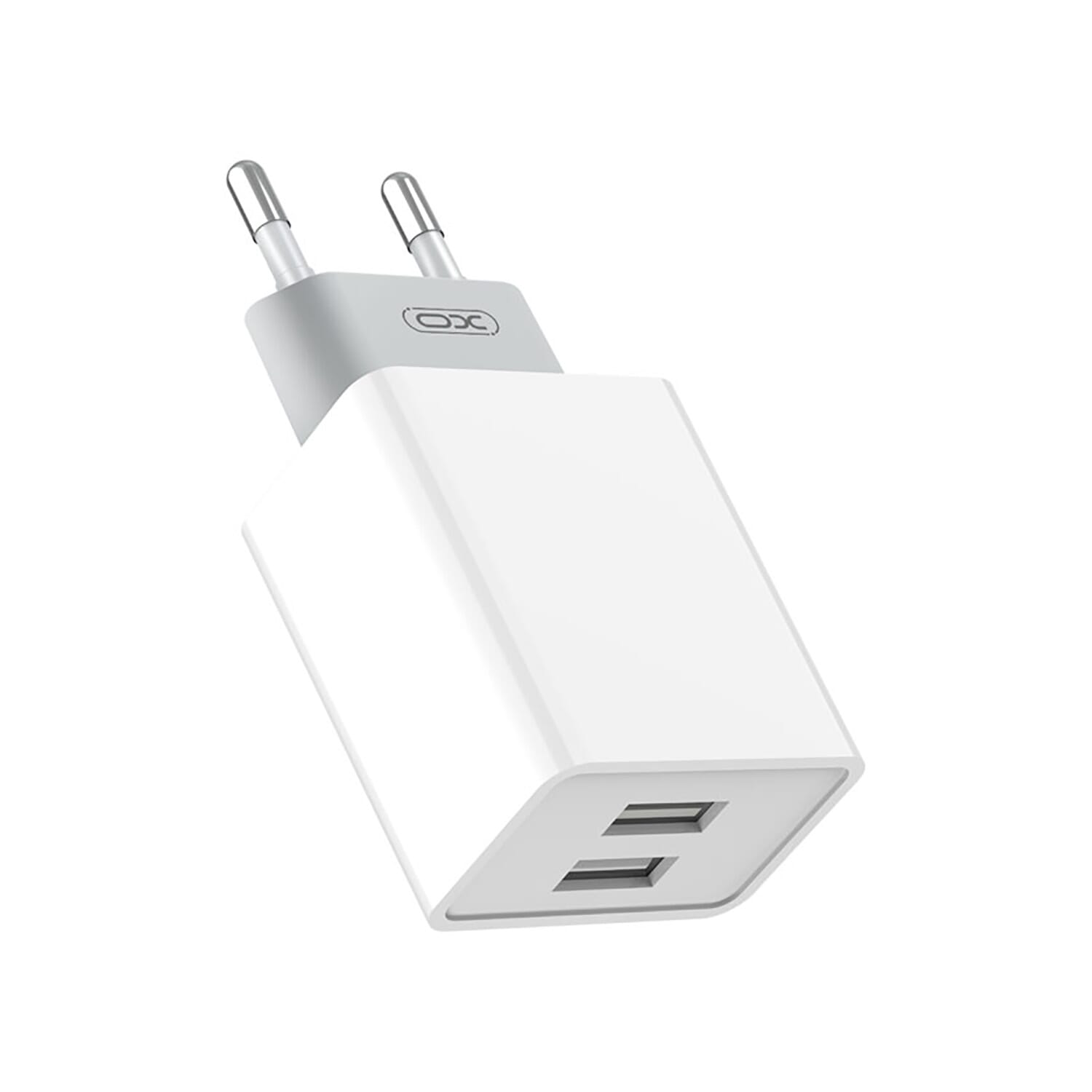 XO L65 Wall Charger With 2 USB Ports 2.4A (Lightning)
