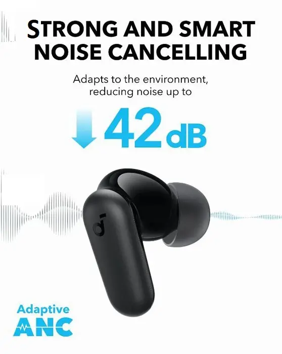 Anker Soundcore R50i NC Earbuds with Noise Cancellation - A3959H11 - Image 3