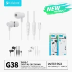 Celebrat G35 Wired Earphones With HiFi and High-definition Sound Quality (Copy) - Image 4