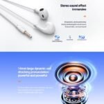 Celebrat G27 Earphone With Microphone Controller And 20KHz Frequence Response For Mobile Phone 1.2 Meter Length