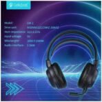 Celebrat GM-2 LED Wired Gaming Headset/headphones with Microphone Surround Stereo Noise Reduction 3.5mm Wired Earphone for PC PS4 PS5 XBOX - Image 3