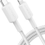Anker 322 USB-C to Lightning Cable (Braided) 6ft,Charge an iPhone