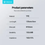 Celebrat G35 Wired Earphones With HiFi and High-definition Sound Quality - Image 4