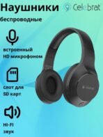 Headphone Celebrat A27 Bluetooth With Mic Stereo - Image 2