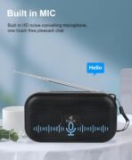 Kisonli Mini Portable Stereo 360° Solar Charging Speaker 5W, 1200mAh, Built-in Mic, TF-AUX- - Image 3