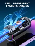 JR-CCN16 Mini QC+PD 15W Charger Black - Image 4