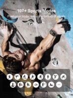 JR-FT6 Waterproof IP68 Smartwatch With Silicone Black Strap Answer/Make Call - Image 5