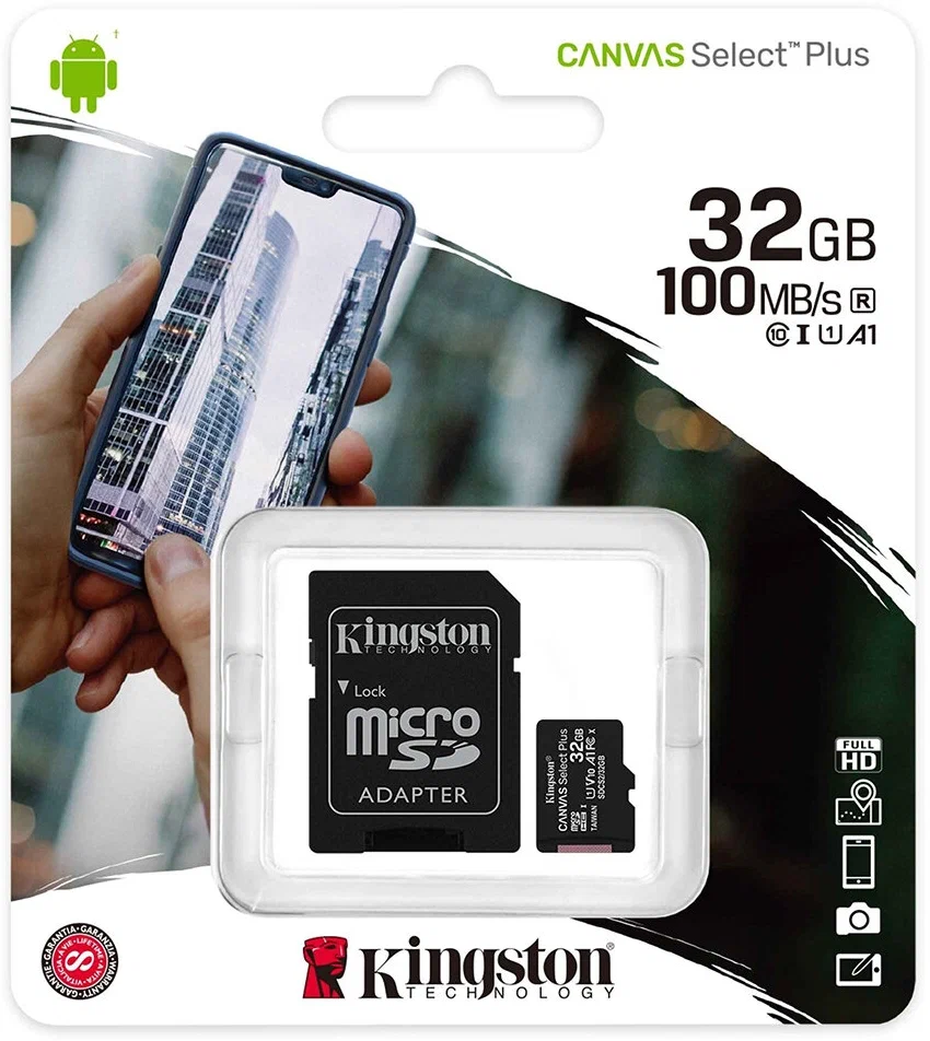orig kingston 32 GB Memory Card For Mobile Phones - Micro SD Cards - SDCS2/32GB - Image 1