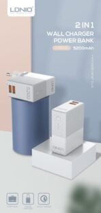 Charger with Powerbank PA606 2xUSB Quick Charge 5200mAh + Micro USB cable - Image 2