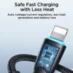 JOY ROOM SA32-CL3 - JOYROOM - Type-C To Lightning - 30W- 1m Cable - Black - Image 5