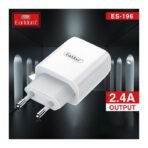 Earldom Original Earldom ES-196, 2.4 A Fast Charger, Dual USB (2 Ports) With Micro USB Cable - Image 2