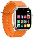 ConnectME X8+ Ultra Amoled Screen Smart Watch, 49 mm Screen Size, Orange