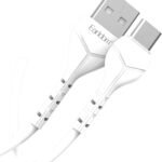 Earldom 1M White USB Type-C Cable - Fast Charging & Data Transfer for Smartphones, Tablets, Laptops & More
