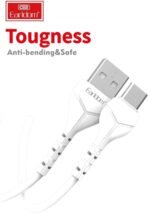 Earldom 1M White USB Type-C Cable - Fast Charging & Data Transfer for Smartphones, Tablets, Laptops & More - Image 2