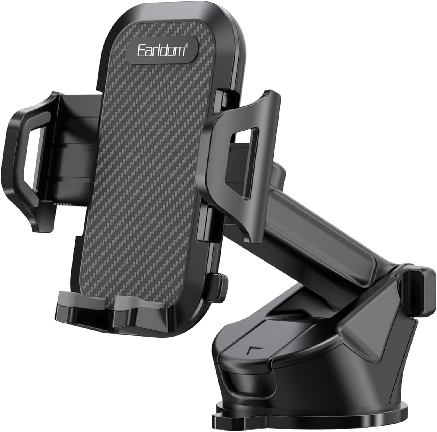 715mJ3xbEzL._AC_SL1500_ Earldorn ET-EH59 Mobile Phone Car Holder - Black - Image 1