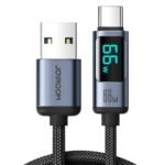 S-AC066A16/S-AL012A16 Type-C/Lightning cable 66W/2.4A Black