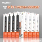 Moxom MX-ST16 12 IN 1 PD Power Strip With 4 Universal Socket - Image 4
