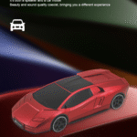 Kisonli Car Shape Bluetooth Speaker with USB - TF- FM Enjoy an Audio Experience Like Never Before