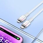 Type-C to Lightning Fast Charging Cable 27W Earldom EC-204C-L Length 1 Meter - Image 2