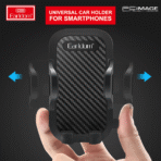 EARLDOM ET-EH59 Suction Cup 360 Degree Rotation Car Holder - Black - Image 4