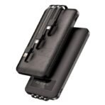 Earldom PB41 10000mAh Power Bank with 3 built-in cables, phone holder