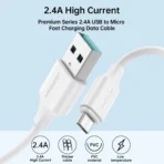 S-UM018A9 2.4A Micro cable 0.25M/1M/2M - Image 2