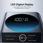 JR-PBF05 Pro 65W Digital Display Fast Charging Power Bank 30000mAh--Black - Image 4