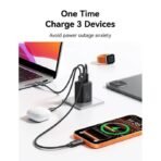 Joyroom JR-TO1 45W GaN Fast Charger with 2 USB-C & 1 USB-A Ports – Multi- - Image 4