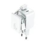JR-TCL05 45W Cable Management GaN Charger/EU/UK-White