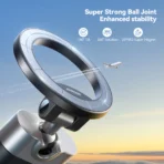 JR-ZS413 Magnetic Travel Phone Holder -Black - Image 2