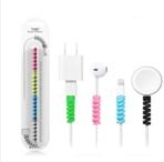 Silicone Cable Protector Spiral Bobbin – Wire and Cord Saver for Earphones, Mouse, USB Chargers, and Phone Cables - Image 2