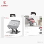 Earldom ET-EH334 Carbon Steel Adjustable Desktop Stand - 360° Rotating Foldable Holder for Tablets - iPads & Smartphones – Silver - Image 6