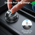 C-A35 45W Mini 2-port ring-pull fast car charger - Image 2