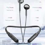 Earldom BH75 Magnetic Bluetooth Earbuds Hanging Sports Earphones with Stereo Microphone - Image 2