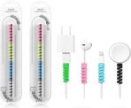 Silicone Cable Protector Spiral Bobbin – Wire and Cord Saver for Earphones, Mouse, USB Chargers, and Phone Cables - Image 3