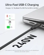Anker 643 USB-C to USB-C Cable (Flow, Silicone) - Image 3