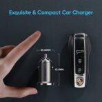 C-A35 45W Mini 2-port ring-pull fast car charger - Image 4