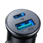 JOYROOM JR-CCN05 30W A+C mini Metal Car Charger - Image 2