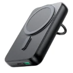 JOYROOM JR-W050 20W Magnetic Suction Wireless Charging Power Bank with Ring Holder 10000mAh