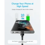 Anker 322 PowerLine USB C to USB C Braided 3ft/0.9m 60W Cable A81F5 - Image 2