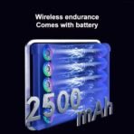 X136 Phone Cooler, Semiconductor Cooling System, LED Temperature Display, 89mm Compatible Width, Built-in Battery, Type-C, White - Image 6