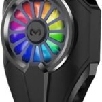 MEMO DL06 RGB Led Mobile Phone Cooling Fan Radiator Cooler BLACK