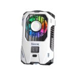 X136 Phone Cooler, Semiconductor Cooling System, LED Temperature Display, 89mm Compatible Width, Built-in Battery, Type-C, White - Image 2