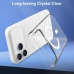 Joyroom JR-17SJ08 Magnetic Case: iPhone 17 Pro Max; Premium Crystal Clear Hard PC Protective Cover; Ultra-Slim MagSafe Compatible Shockproof Shield. - Image 2