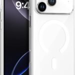 Joyroom JR-17SJ08 Magnetic Case: iPhone 17 Pro Max; Premium Crystal Clear Hard PC Protective Cover; Ultra-Slim MagSafe Compatible Shockproof Shield.