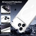 Joyroom JR-17SJ08 Magnetic Case: iPhone 17 Pro Max; Premium Crystal Clear Hard PC Protective Cover; Ultra-Slim MagSafe Compatible Shockproof Shield. - Image 4