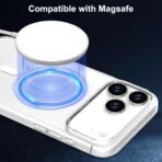 Joyroom JR-17SJ08 Magnetic Case: iPhone 17 Pro Max; Premium Crystal Clear Hard PC Protective Cover; Ultra-Slim MagSafe Compatible Shockproof Shield. - Image 3