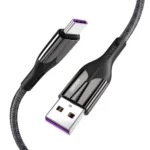 Choetech XAC0015-BK USB To Type-C Cable 5A Fast Charging 2M