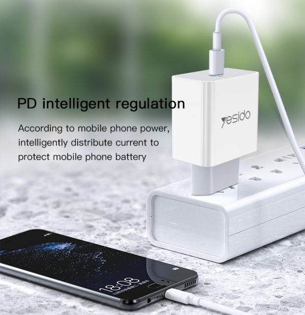 Yesido YC27 18w pd fast charging wall charger